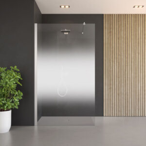 Satin Verlauf, hell (Dekor: Mittig nach oben und unten regressiv auslaufend)