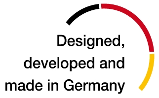 Designed, developed and made in Germany